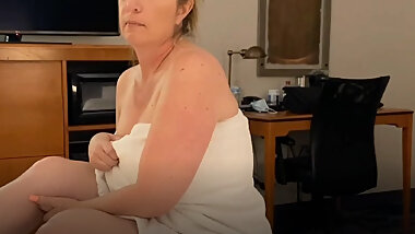 Danni Jones And Stepson Have Unexpected Alone Time At Hotel And Massage - OnlyFans: Danni2427