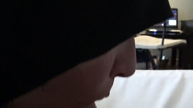 Hijab Girl Deepthroats Her Stepson