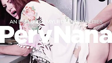 Horny Blonde Milf Stroking Her Pussy Passionately