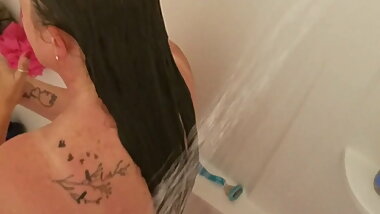 Shower time, no peeking!