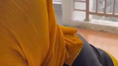 Hijab Stepmom sucking Stepson's Dick on Holiday…Taboo Mom