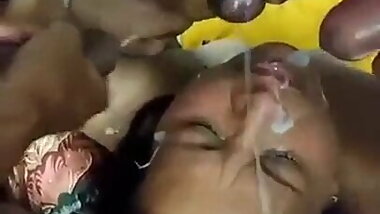 Mom having facial with son&rsquo;s friends