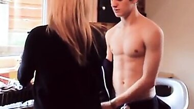 Stepson seducing stepmom