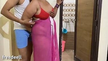 Indian Stepmom has sex with Stepson with dirty Hindi talk 2