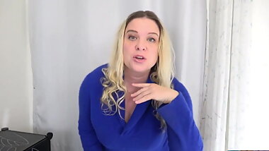 Stepmom prepares stepson's dick for college - POV