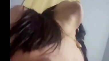 Aunt with her grandson, Thai people