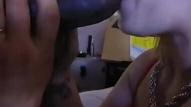 bessica Jenson takes her first bbc throat lesson