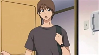 Horny stepmom gives a blowjob and fuck to her pervy stepson