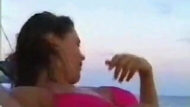 Mom films daughter and step son in law and then joins